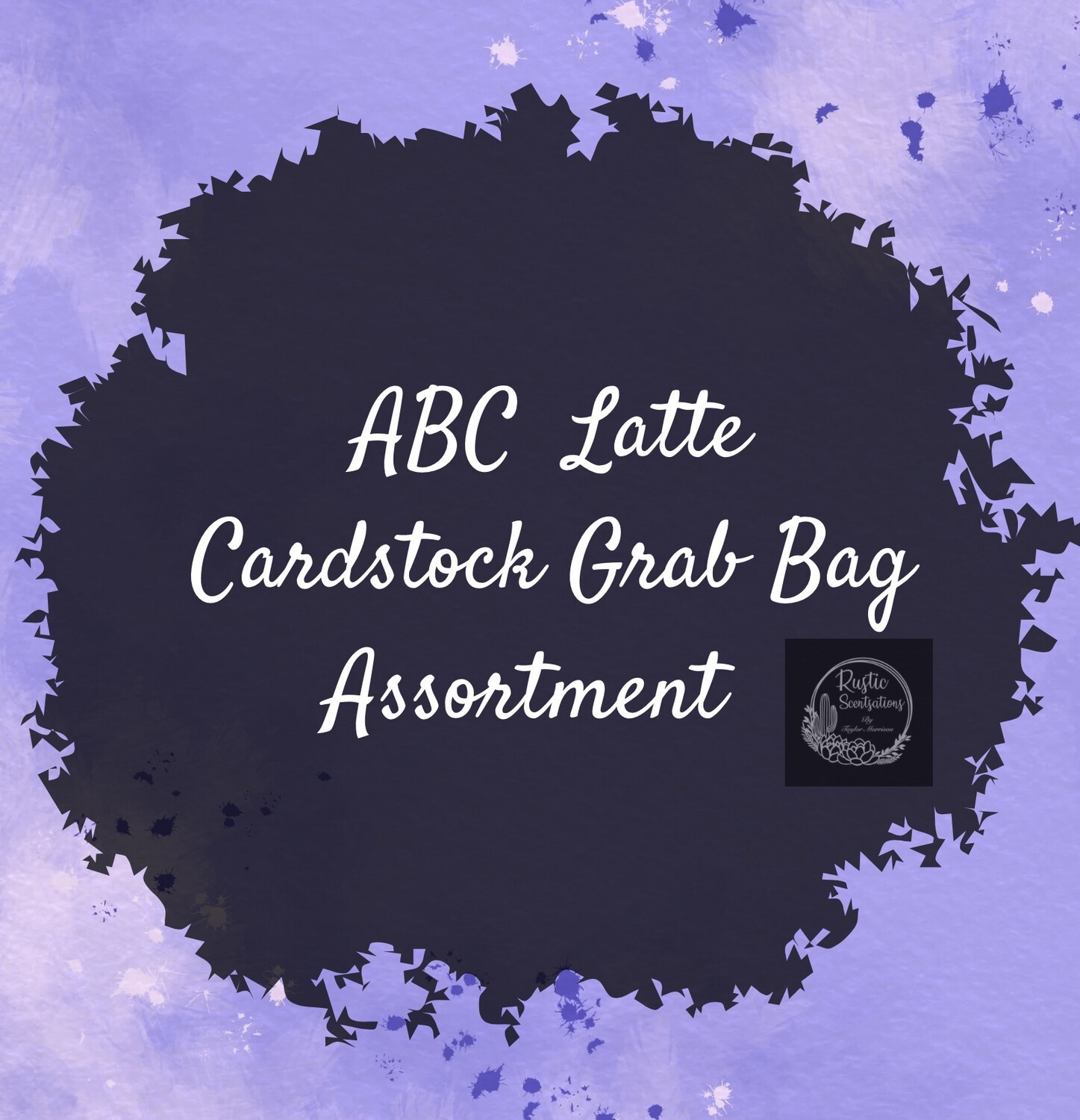 ABC Latte Cup Cardstock Grab Bag