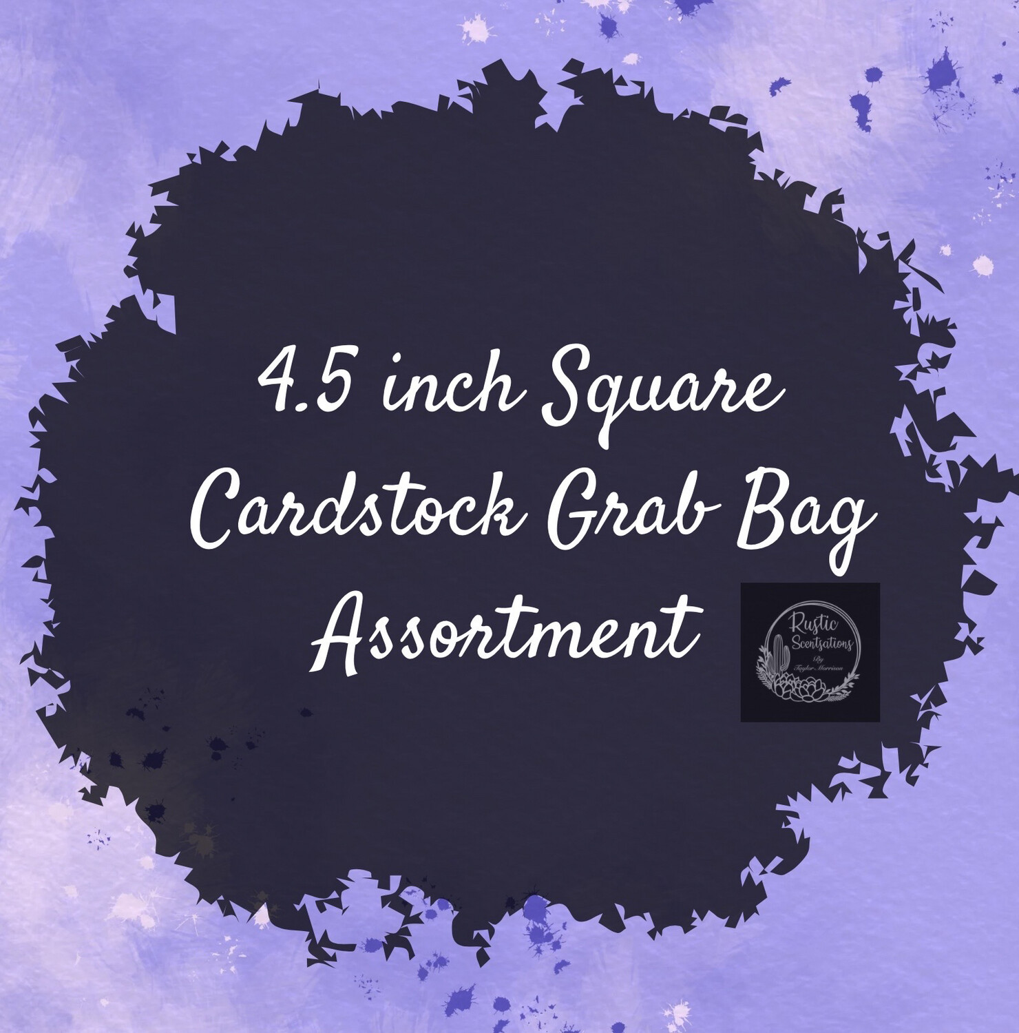 4.5 Inch Square Cardstock Grab Bag