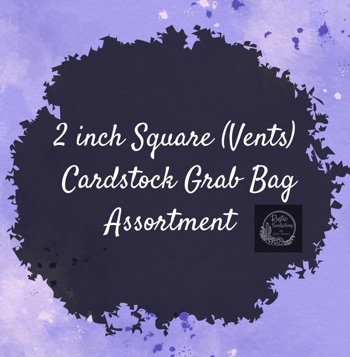 2 Inch Square Vents Cardstock Grab Bag