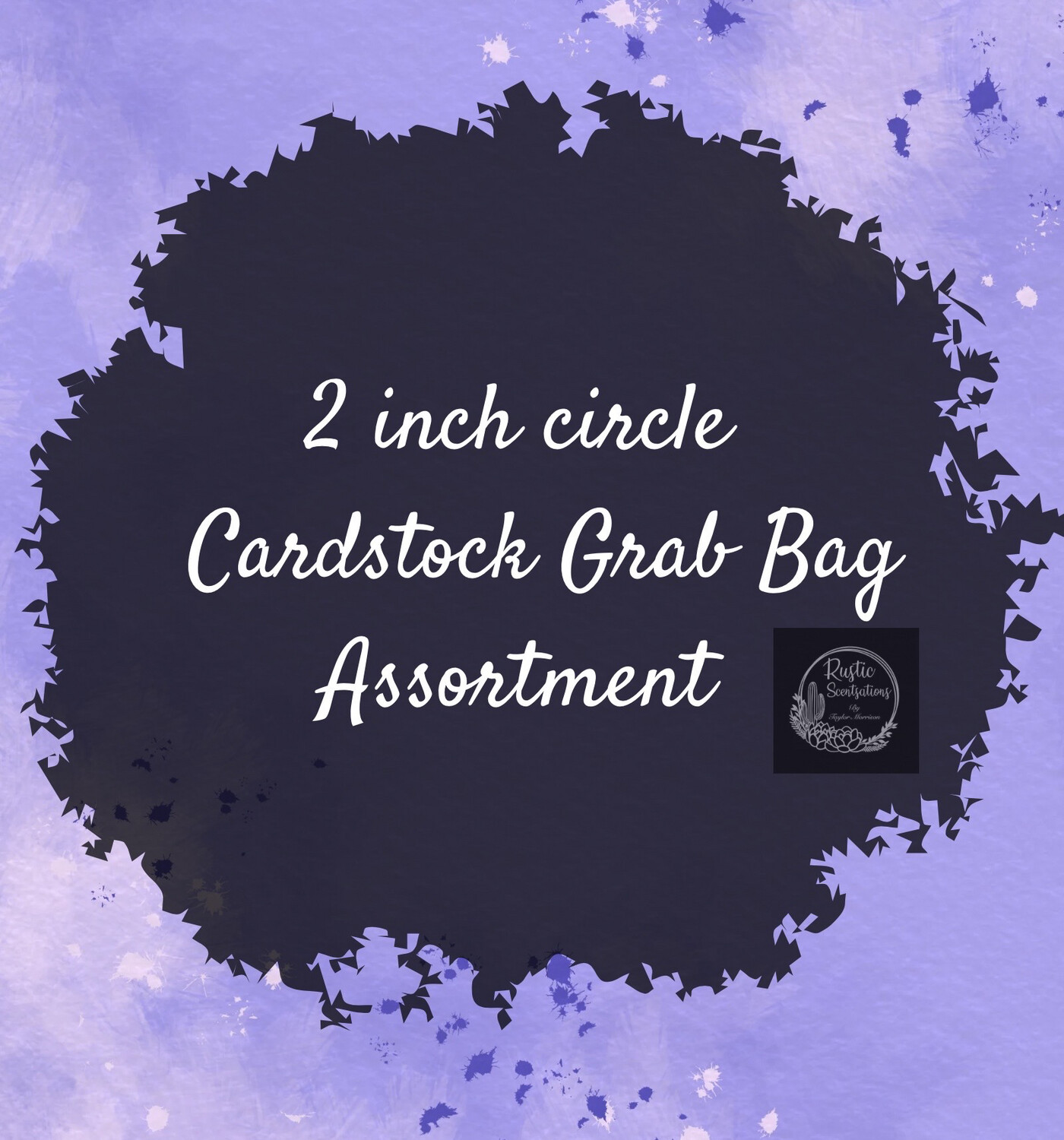 2 Inch Circle (Vents) Cardstock Grab Bags