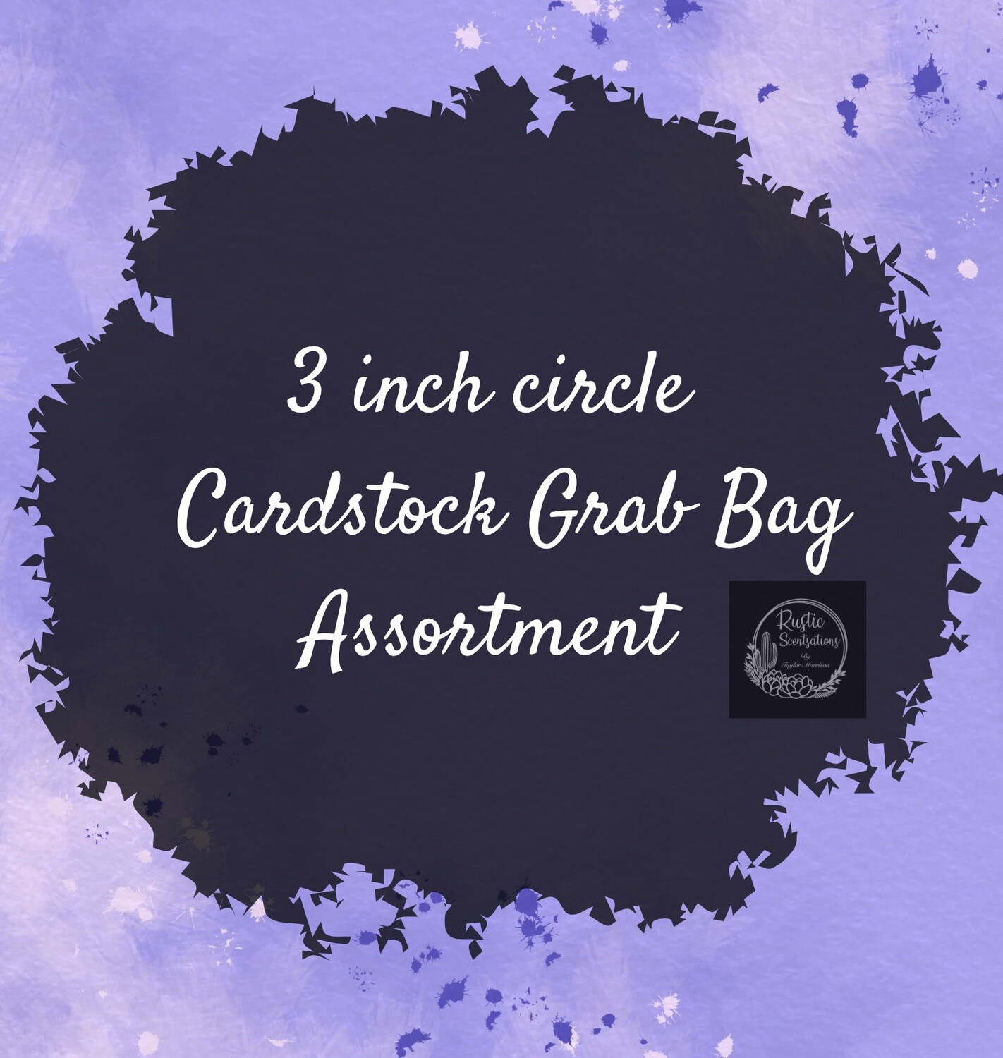 3 Inch Circle Cardstock Grab Bag
