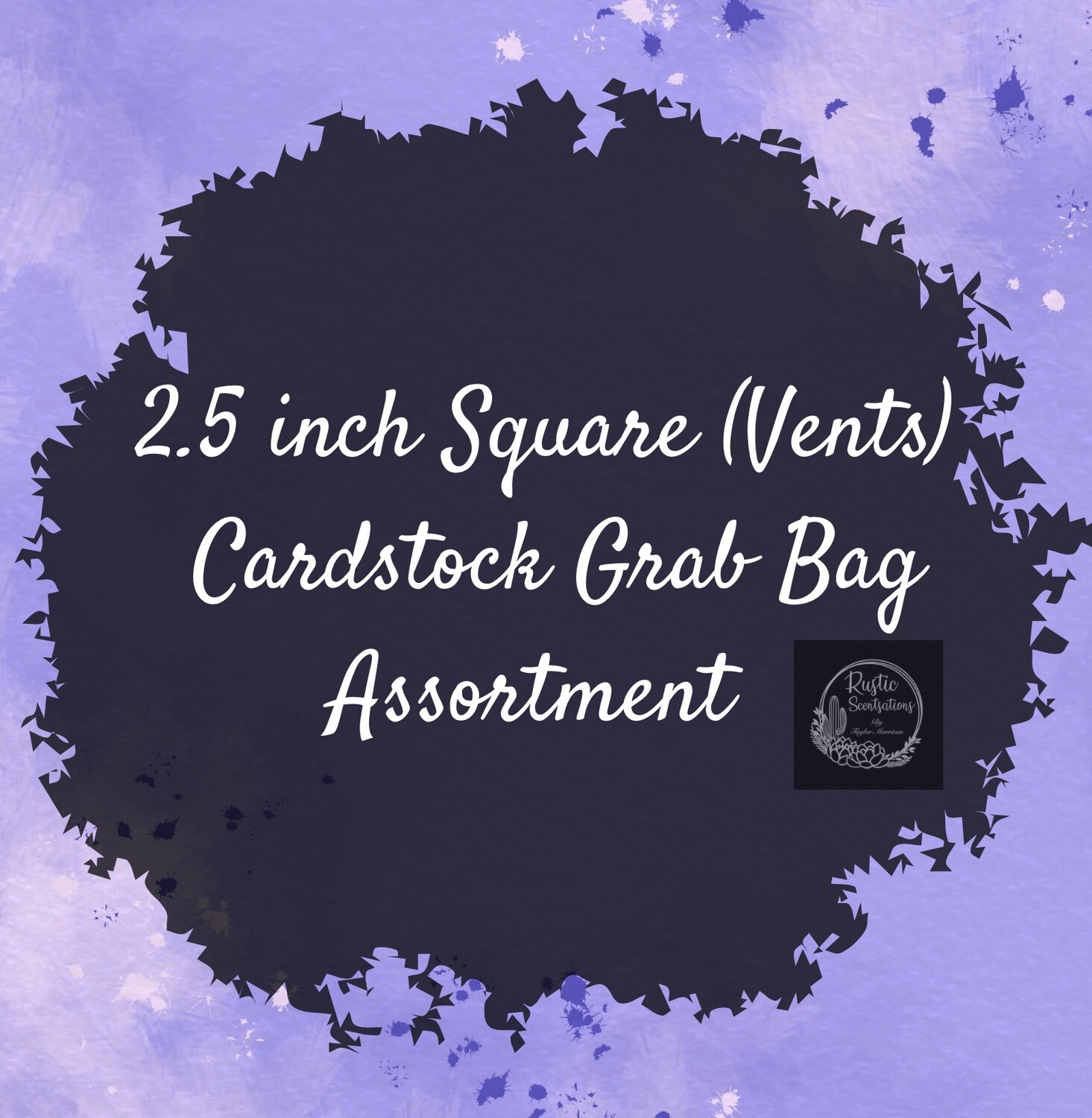 2.5 Inch Square Vents Cardstock Grab Bag