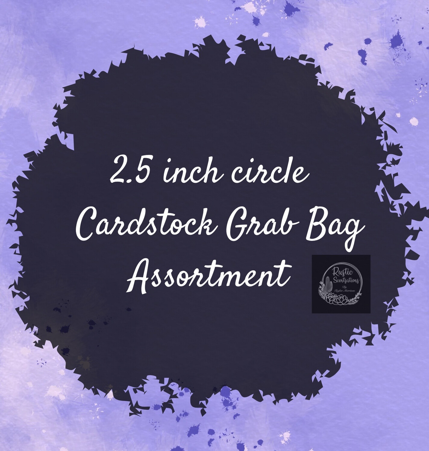 2.5 Inch Circle Cardstock Grab Bag