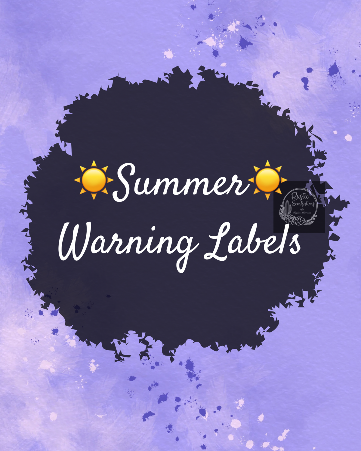 Summer Warning Labels (Packs Of 100)