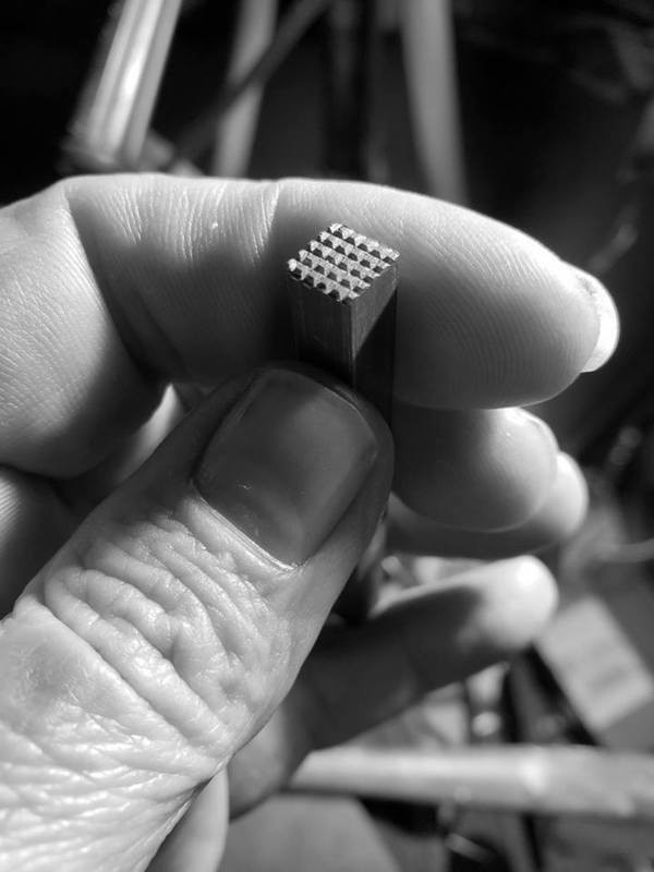 Texture stamp 1/4 inch