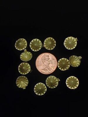 15pc jewelers brass fluted