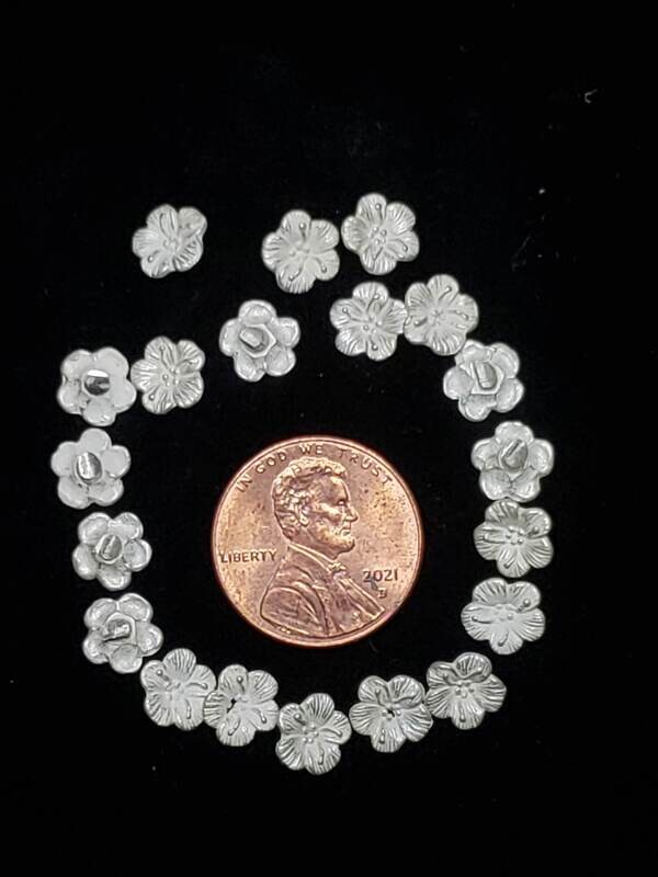 HIBISCUS 20PC SET STERLING SILVER