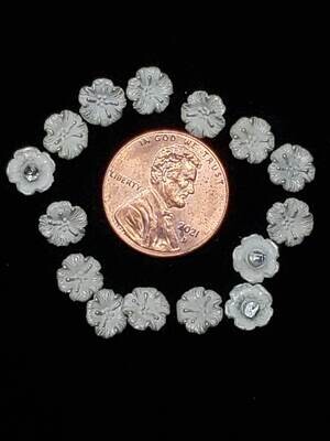 15 PC HIBISCUS STERLING SILVER
