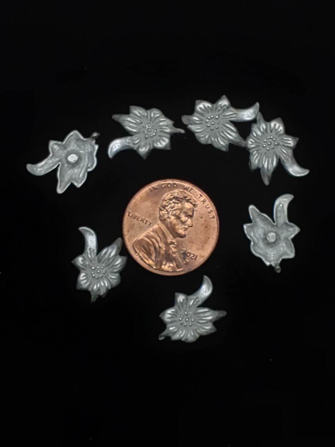 HIBISCUS 7PC STERLING SILVER