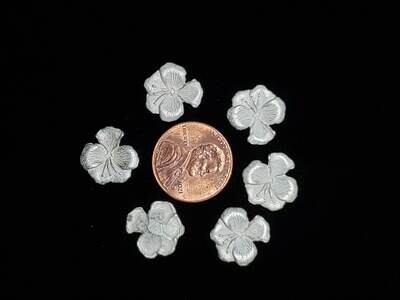HIBISCUS 6PC STERLING SILVER