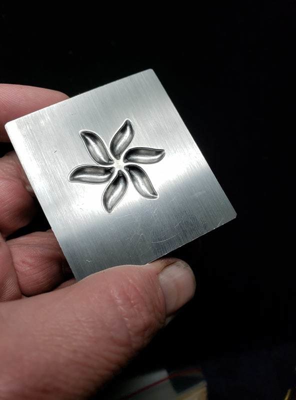 Star swirl die! 6 point impression die