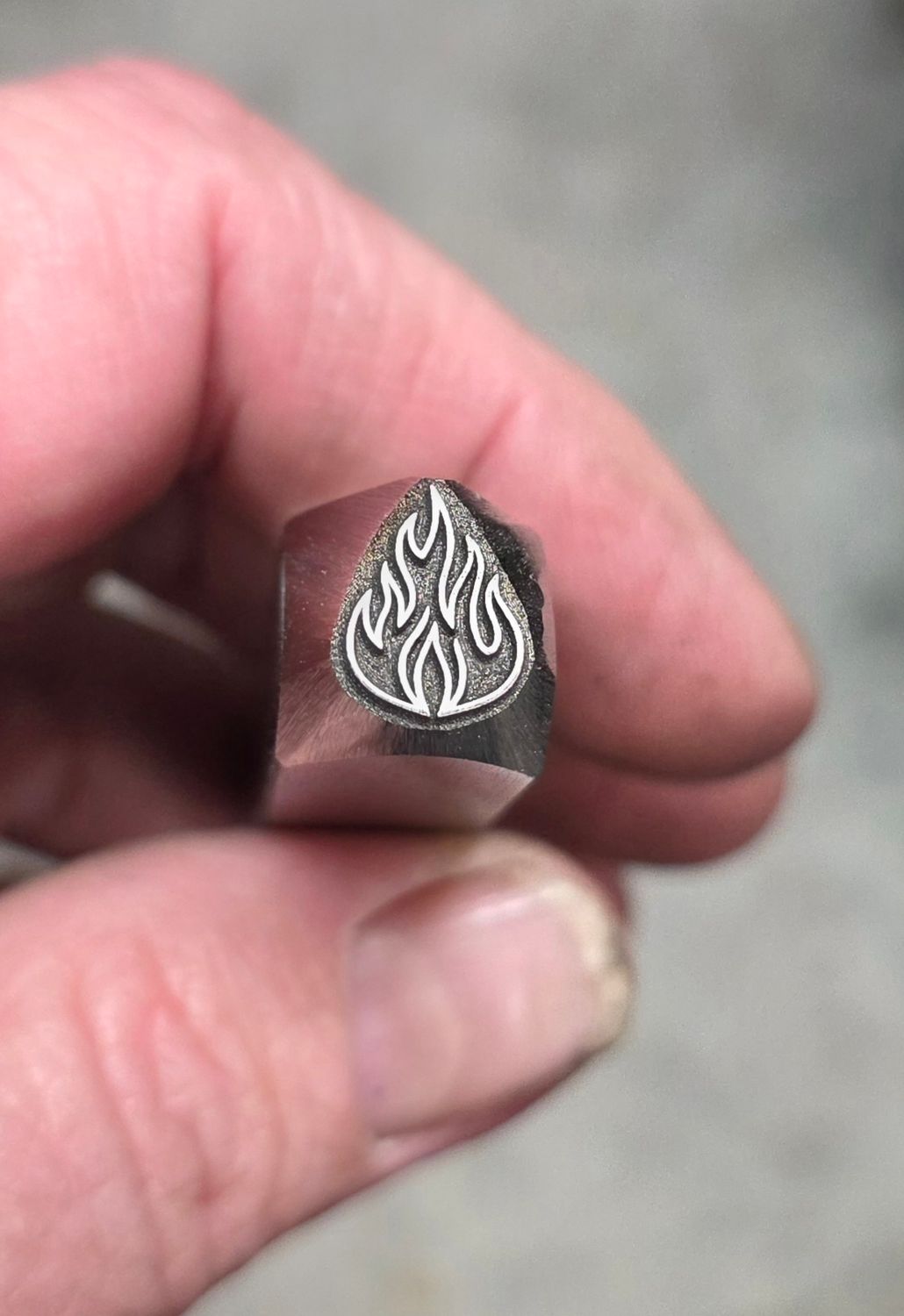 Flame stamp