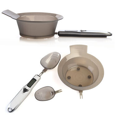 KIT MAGIC HANDLE SCALE BILANCIA CUCCHIAIO KIT MAGIC HANDLE SCALE BILANCIA CUCCHIAIO