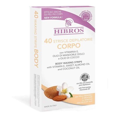HIBROS 40 STRISCE DEPILATORIE CORPO