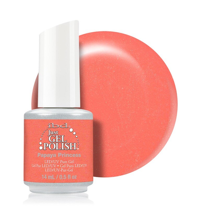 IBD JUST GEL POLISH 14ml PAPAYA PRINCESS smalto semipermanente IBD JUST GEL POLISH 14ml PAPAYA PRINCESS smalto semipermanente