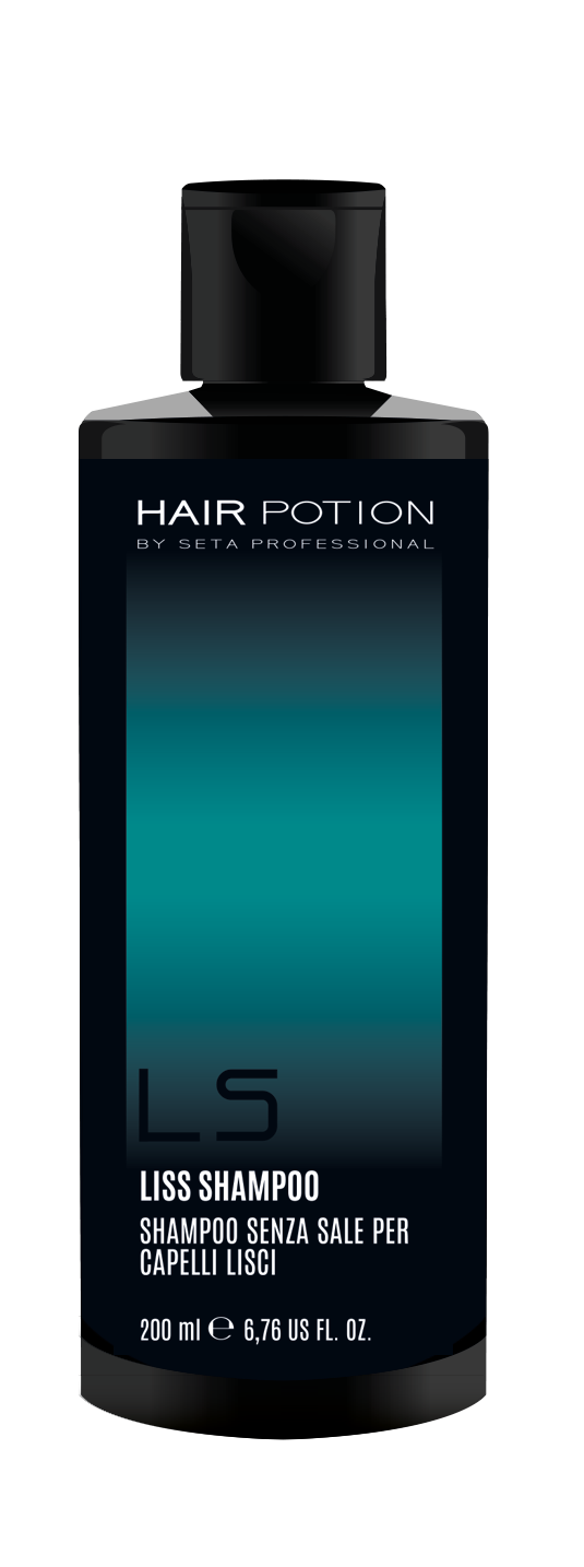HAIR POTION LISS SHAMPOO 400ml per capelli lisci -senza sale
