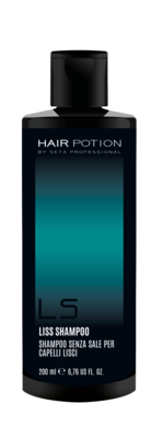 HAIR POTION LISS SHAMPOO 400ml per capelli lisci -senza sale