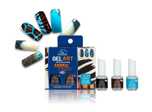 IBD GEL POLISH ANIMAL PRINT SET  3x 7,4ml