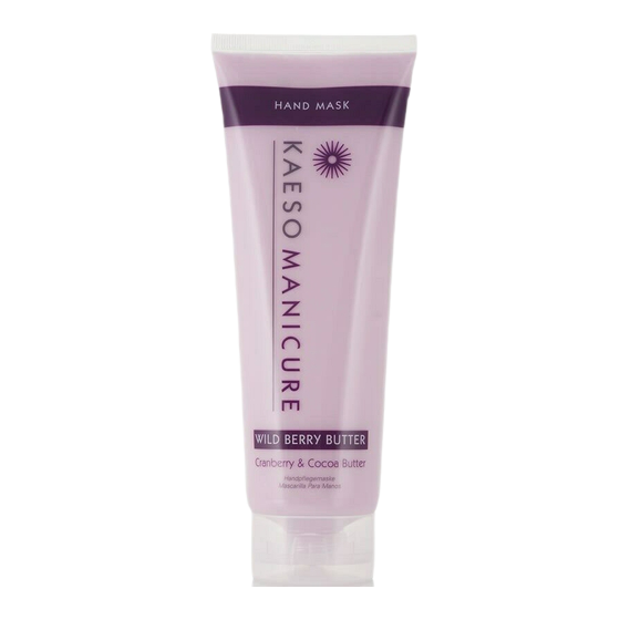KAESO MANICURE HAND MASK WILD BERRY BUTTER 250ml KAESO MANICURE HAND MASK WILD BERRY BUTTER 250ml