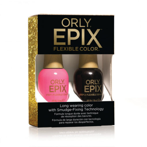 ORLY EPIX DUO COLORE KNOW YOUR ANGLE + FLEXIBLE SEALCOAT