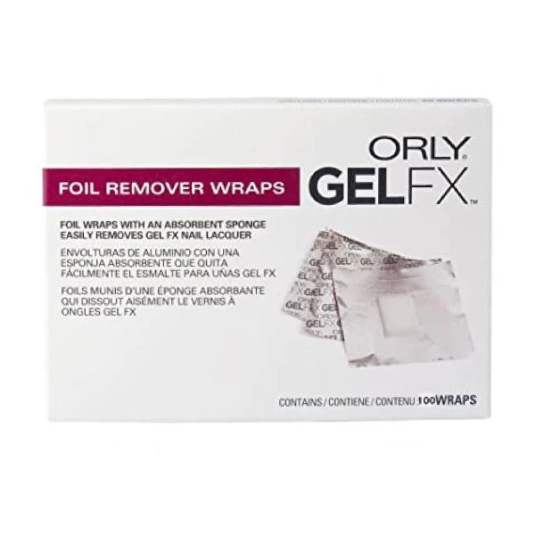 ORLY GEL FX REMOVER WRAPS 100 pz fogli per rimozione smalto ORLY GEL FX REMOVER WRAPS 100 pz fogli per rimozione smalto