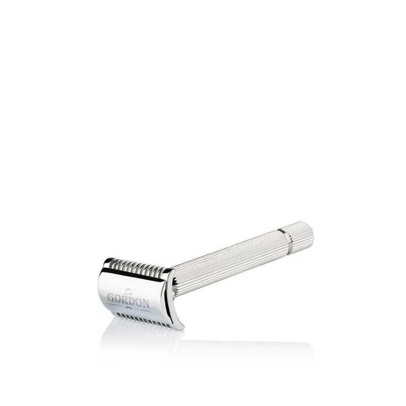 RASOIO GORDON CLASSICO IN OTTONE CROMATO RASOIO GORDON CLASSICO IN OTTONE CROMATO