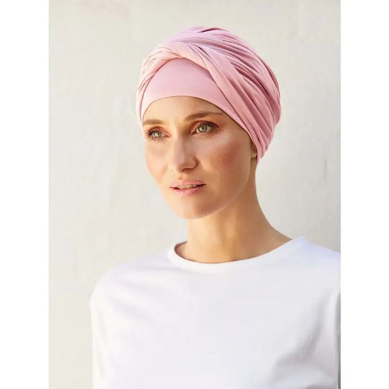 TURBANTE CHRISTINE SHAKTI ROSA MELANGE TURBANTE CHRISTINE SHAKTI ROSA MELANGE