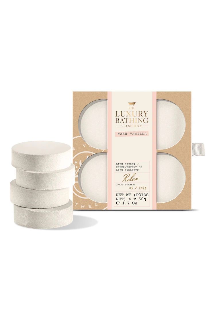 LUXURY BATHING WARM VANILLA BATH FIZZER