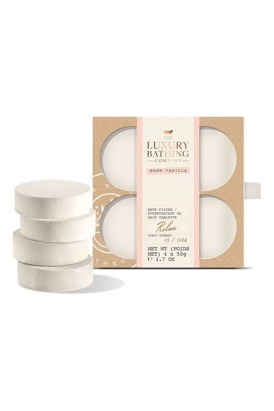 LUXURY BATHING WARM VANILLA BATH FIZZER LUXURY BATHING WARM VANILLA BATH FIZZER