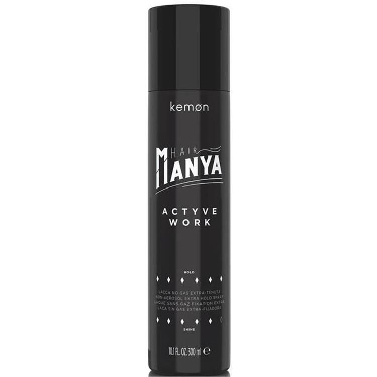 KEMON HAIR MANYA ACTYVE WORK 300ml lacca no gas extra tenuta KEMON HAIR MANYA ACTYVE WORK 300ml lacca no gas extra tenuta