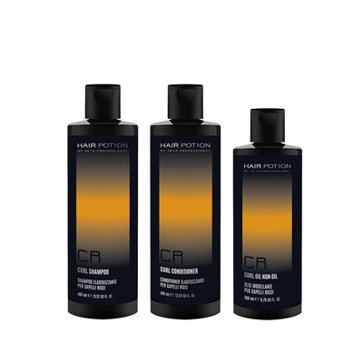 HAIR POTION KIT 3 PRODOTTI CURL SHAMPOO+ MASK+ SPRAY capelli ricci HAIR POTION KIT 3 PRODOTTI CURL SHAMPOO+ MASK+ SPRAY capelli ricci