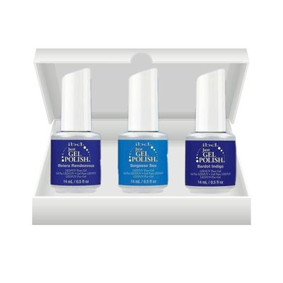 SET BLU IBD JUST GEL POLISH SMALTO SEMIPERMANENTE 14ml SET BLU IBD JUST GEL POLISH SMALTO SEMIPERMANENTE 14ml