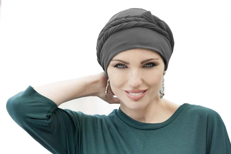 TURBANTE MASUMI ASHA GRIGIO TURBANTE MASUMI ASHA GRIGIO