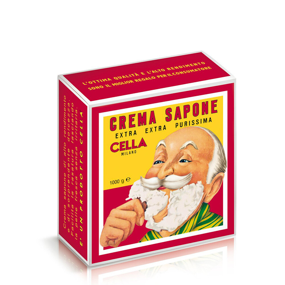 CREMA SAPONE DA BARBA CELLA 1000ML CREMA SAPONE DA BARBA CELLA 1000ML