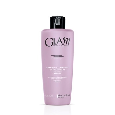 GLAM SHAMPOO ILLUMINANTE CAPELLI LISCI 250ml DOTT.SOLARI