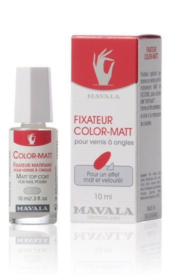 MAVALA TOP COAT COLOR MATT 10ml MAVALA TOP COAT COLOR MATT 10ml
