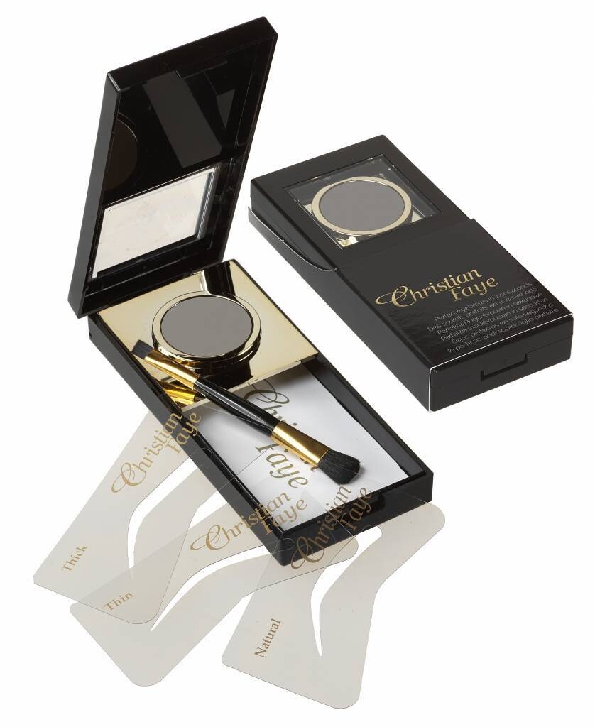 CHRISTIAN FAYE KIT PER SOPRACCIGLIA CON STENCIL COLORE CHARCOAL CHRISTIAN FAYE KIT PER SOPRACCIGLIA CON STENCIL COLORE CHARCOAL