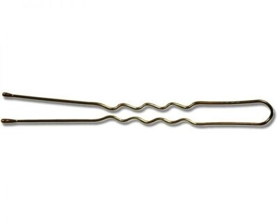 FORCINE PER CAPELLI ONDULATE BIONDE cm.6 cf.40pz FORCINE PER CAPELLI ONDULATE BIONDE cm.6 cf.40pz