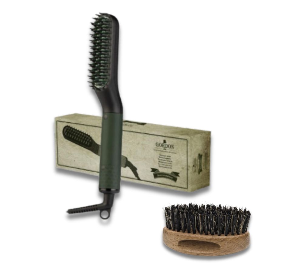 KIT SPAZZOLA LISCIANTE PER BARBA GORDON+ SPAZZOLA BARBA CINGHIALE