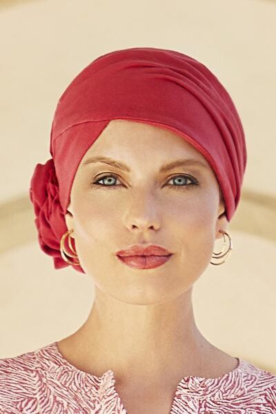 TURBANTE CHRISTINE ZURI ROSSO