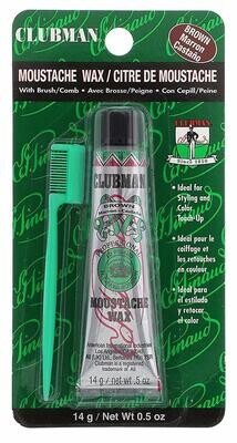 CLUBMAN  MOUSTACHE WAX BROWN 14gr