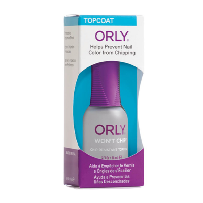 ORLY WON'T CHIP 18ml top coat lunga durata