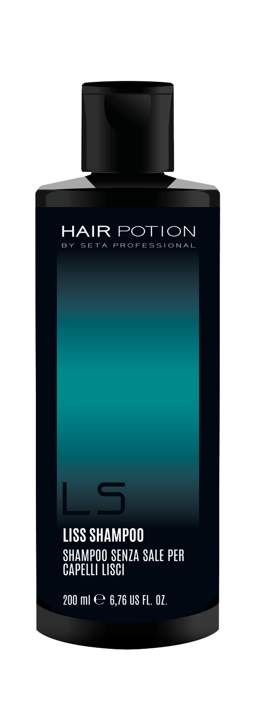 HAIR POTION LISS SHAMPOO 400ml per capelli lisci -senza sale HAIR POTION LISS SHAMPOO 400ml per capelli lisci -senza sale