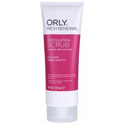 ORLY RICH RENEWAL EXFOLIATING SCRUB PUCKER 237ml