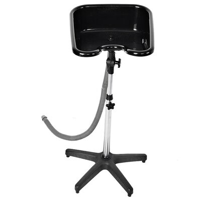 LAVATESTA SAGOMATO PORTATILE CON TUBO SCARICO BLACK