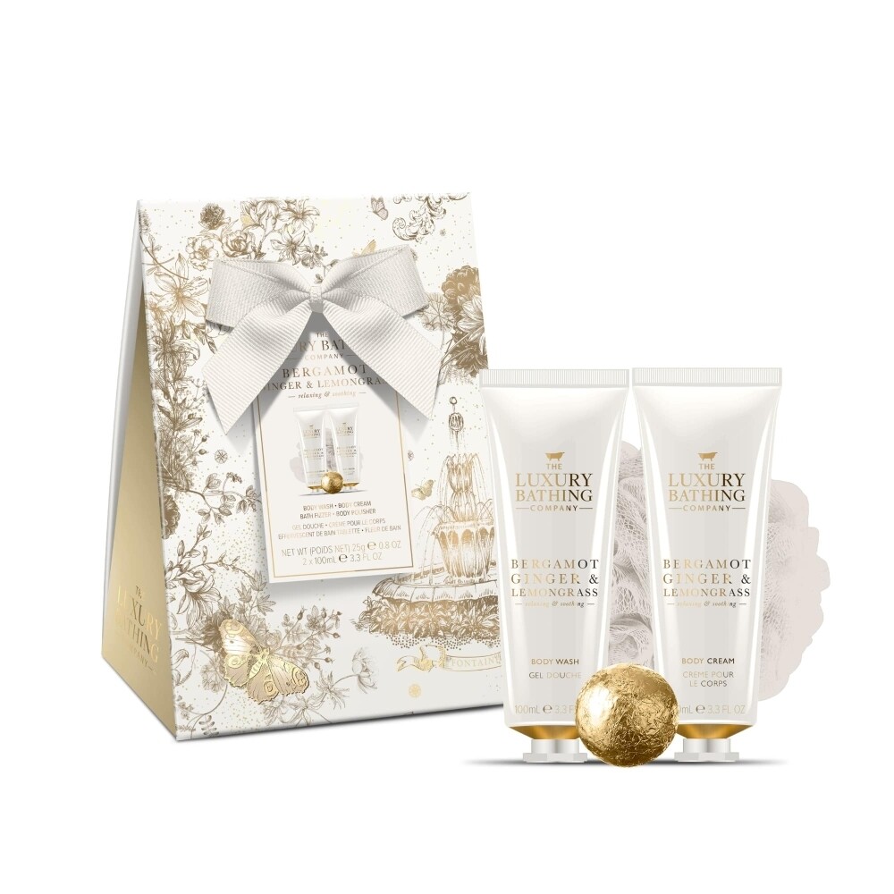 LUXURY BATHING GIFT BAGNOSCHIUMA +CREMA CORPO + SFERA FRIZZANTE