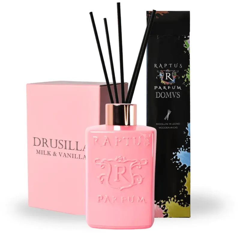 RAPTUS DIFFUSORE PER AMBIENTI 300ml DRUSILLA MILK& VANILLA RAPTUS DIFFUSORE PER AMBIENTI 300ml DRUSILLA MILK& VANILLA