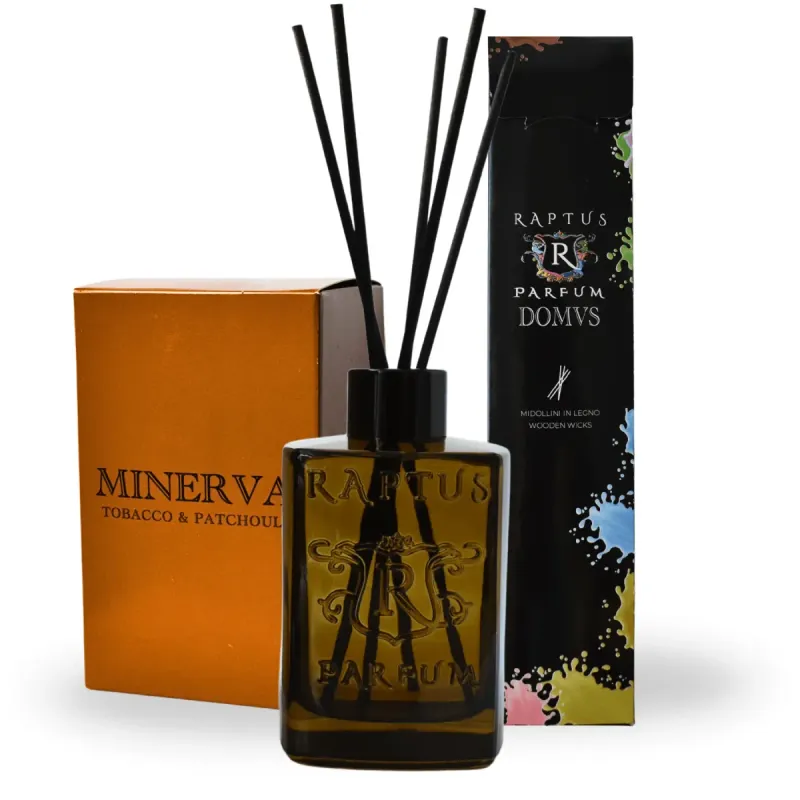 RAPTUS DIFFUSORE PER AMBIENTI 300ml MINERVA TOBACCO& PATCHOULI RAPTUS DIFFUSORE PER AMBIENTI 300ml MINERVA TOBACCO& PATCHOULI