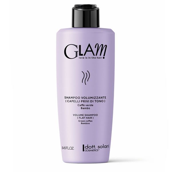 GLAM SHAMPOO VOLUMIZZANTE 250ml CAPELLI FINI -PRIVI DI TONO DOTT.SOLARI GLAM SHAMPOO VOLUMIZZANTE 250ml CAPELLI FINI -PRIVI DI TONO DOTT.SOLARI