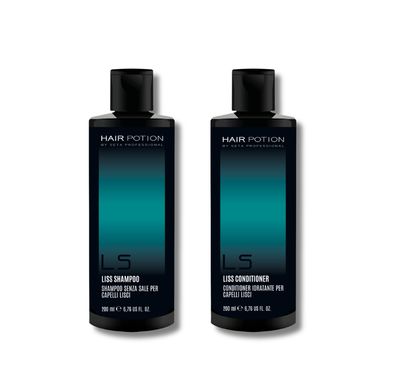 HAIR POTION KIT 2 PRODOTTI LISS SHAMPOO + CONDITIONER capelli lisci HAIR POTION KIT 2 PRODOTTI LISS SHAMPOO + CONDITIONER capelli lisci